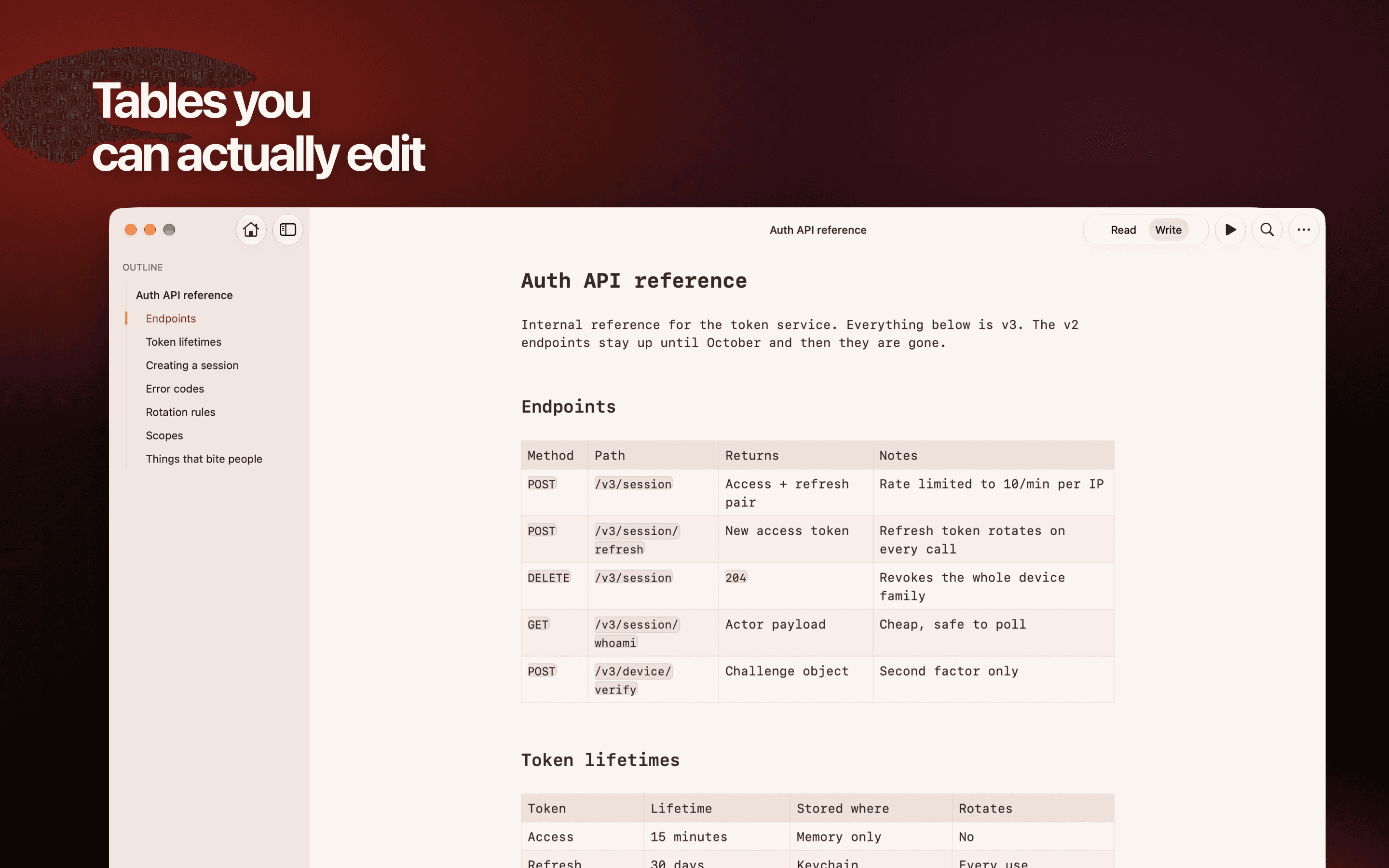 Unmarked editing a Markdown table as a structured grid